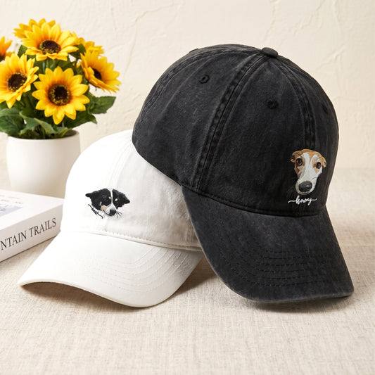 Custom Pet Embroidery Dad Cap