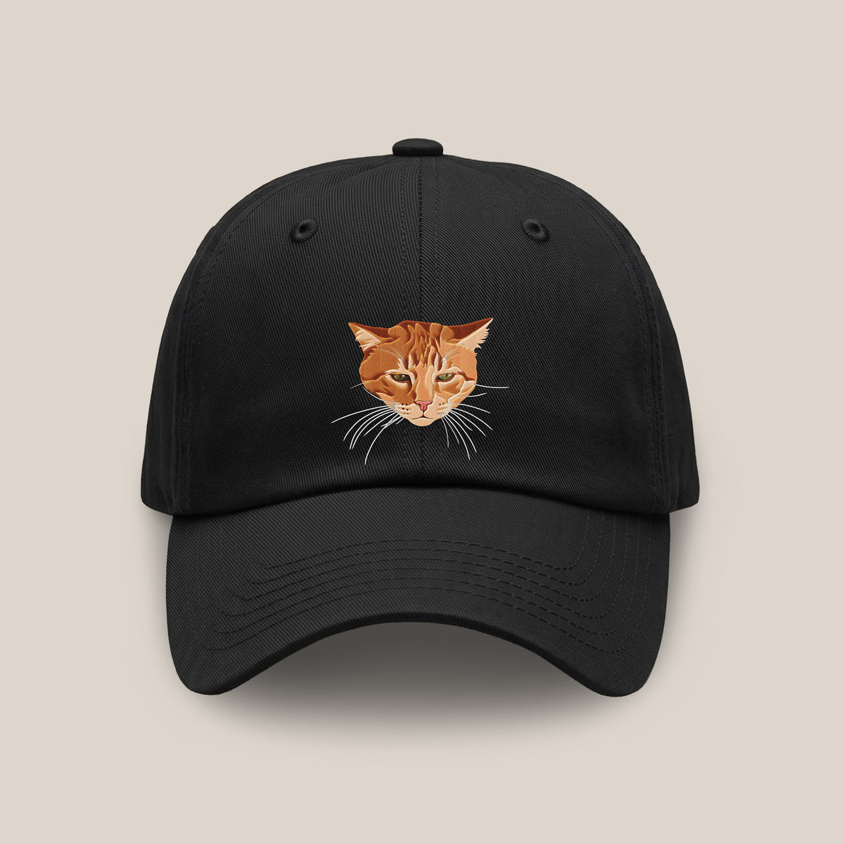 ペット刺繍入りパパキャップ