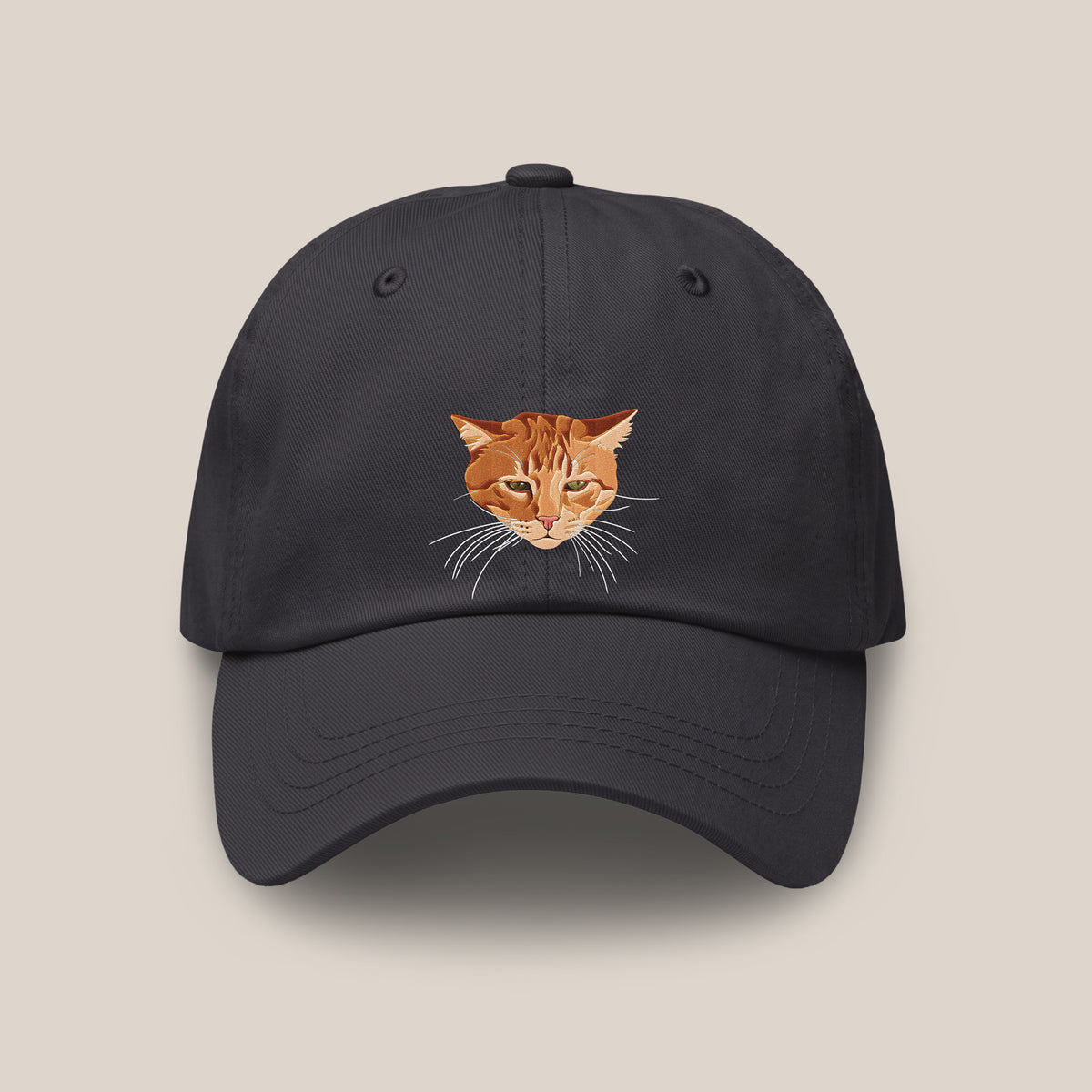 ペット刺繍入りパパキャップ