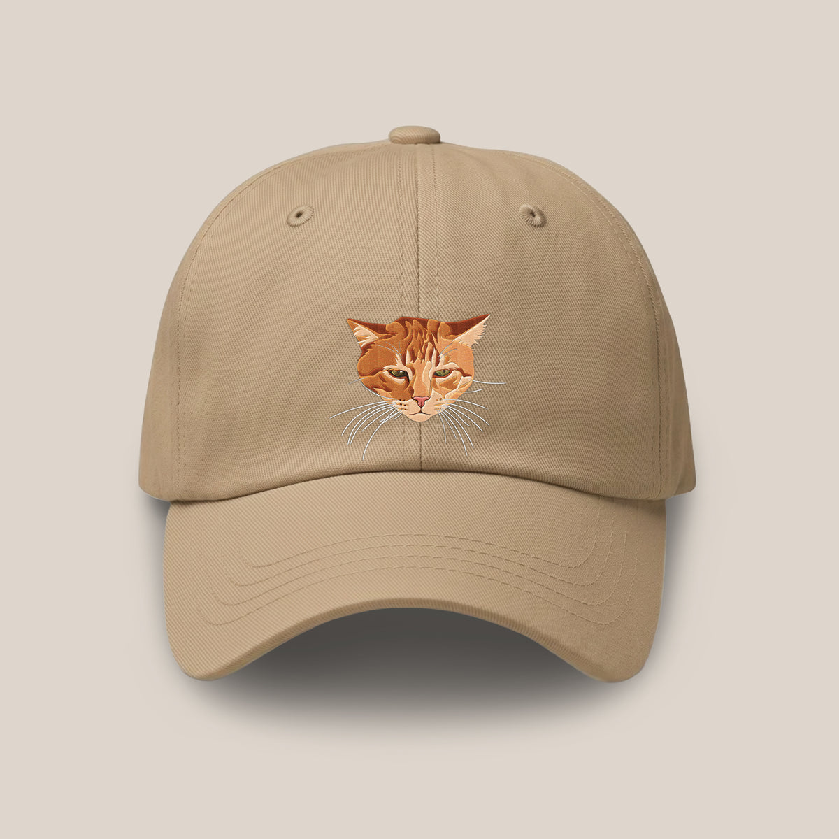 ペット刺繍入りパパキャップ