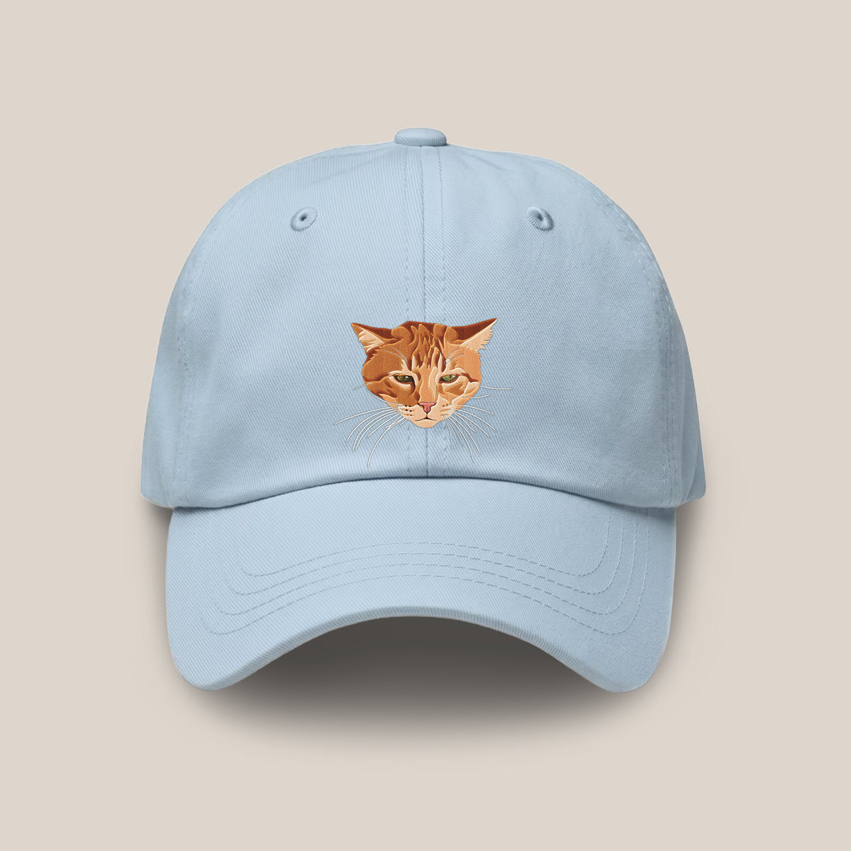 ペット刺繍入りパパキャップ