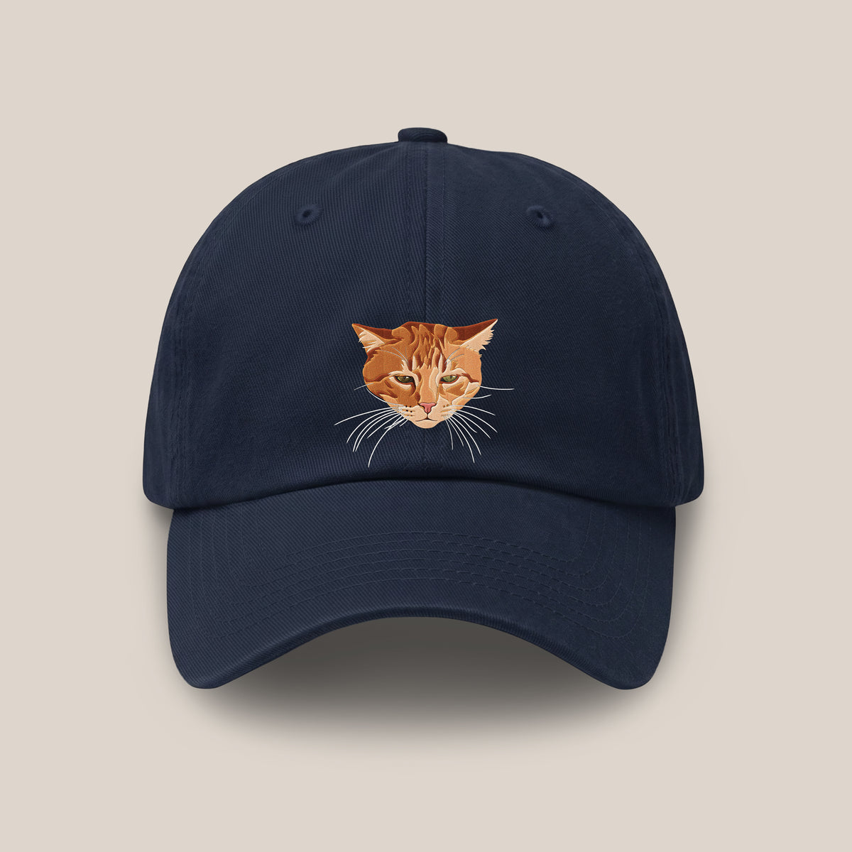 ペット刺繍入りパパキャップ