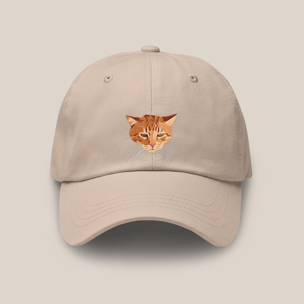 ペット刺繍入りパパキャップ