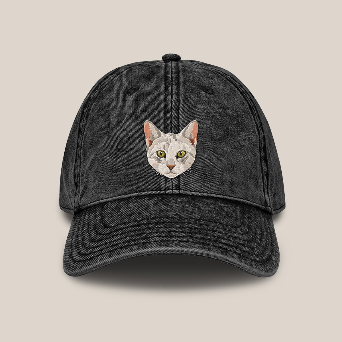 ペット刺繍入りパパキャップ