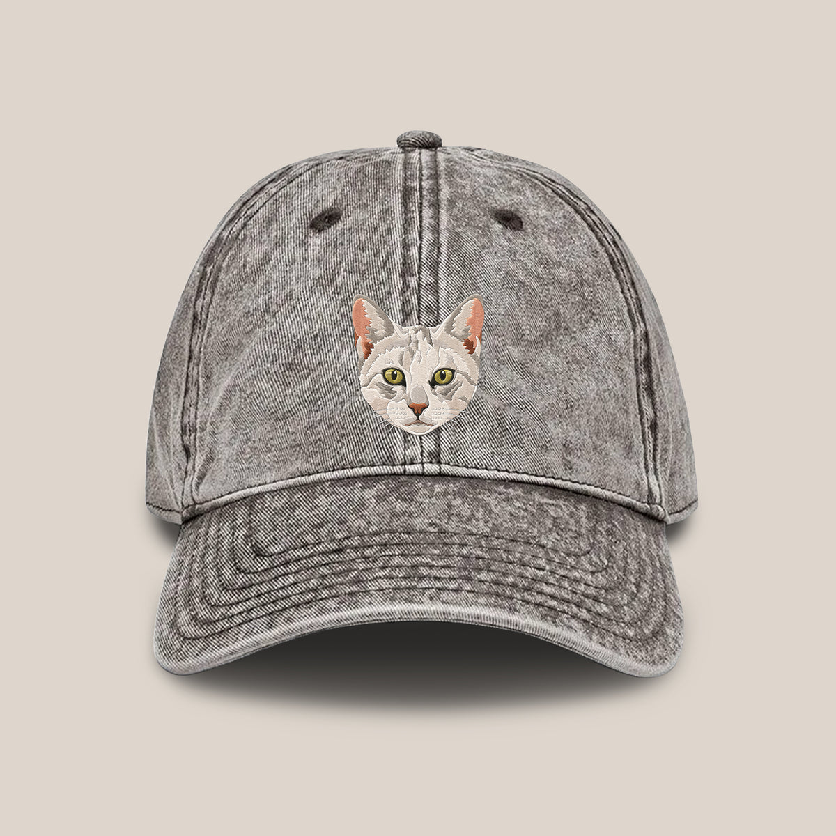 ペット刺繍入りパパキャップ