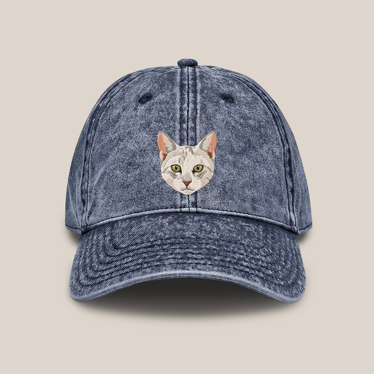 ペット刺繍入りパパキャップ