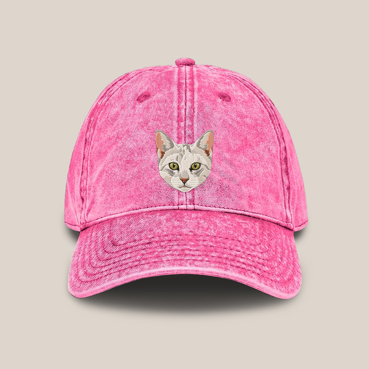 ペット刺繍入りパパキャップ