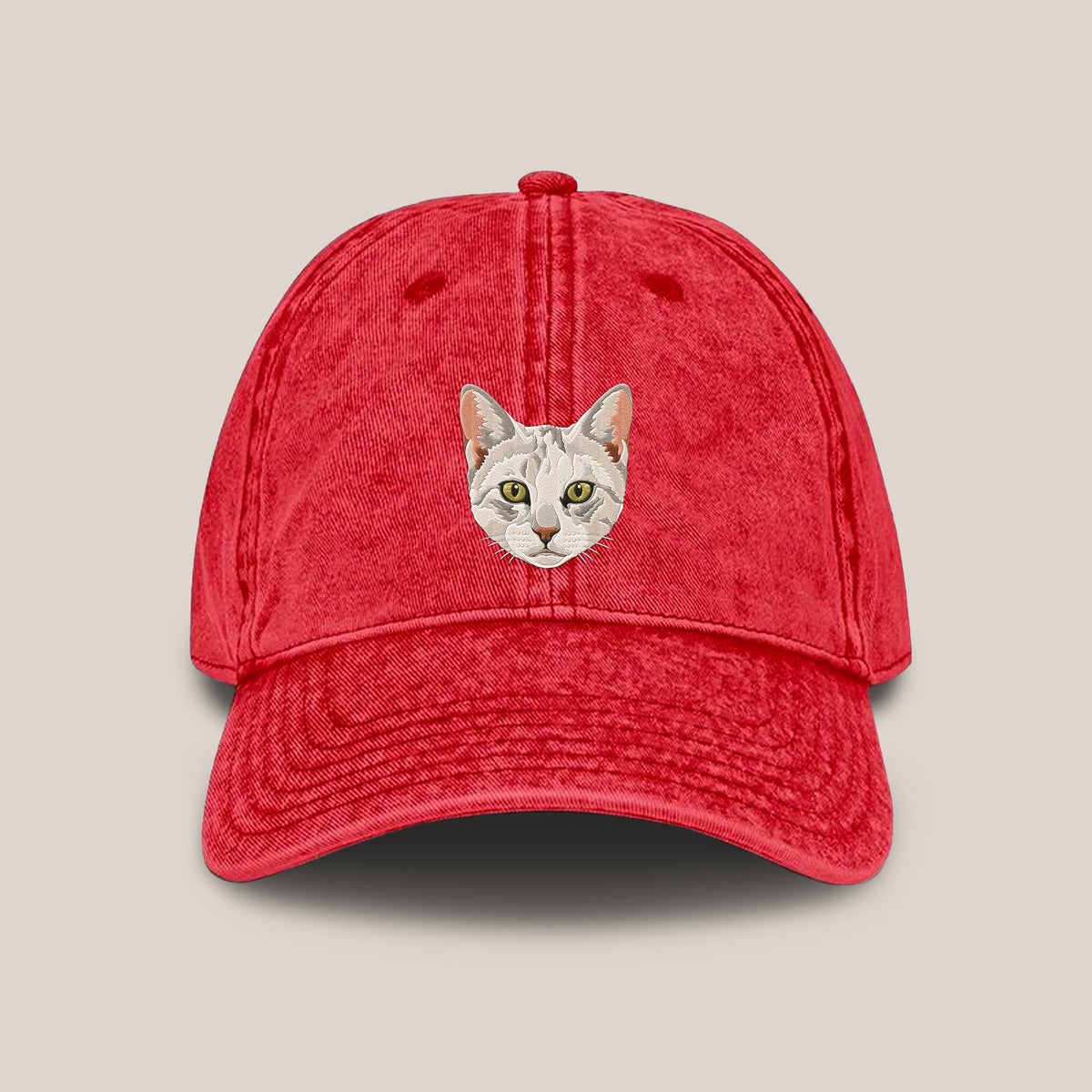 ペット刺繍入りパパキャップ